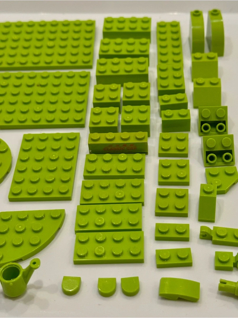 LEGO lime green pieces blocks lot
